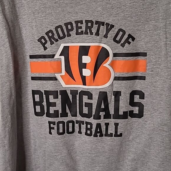 NFL team apparel "property of Bengals  Football " 3XW - Picture 1 of 6